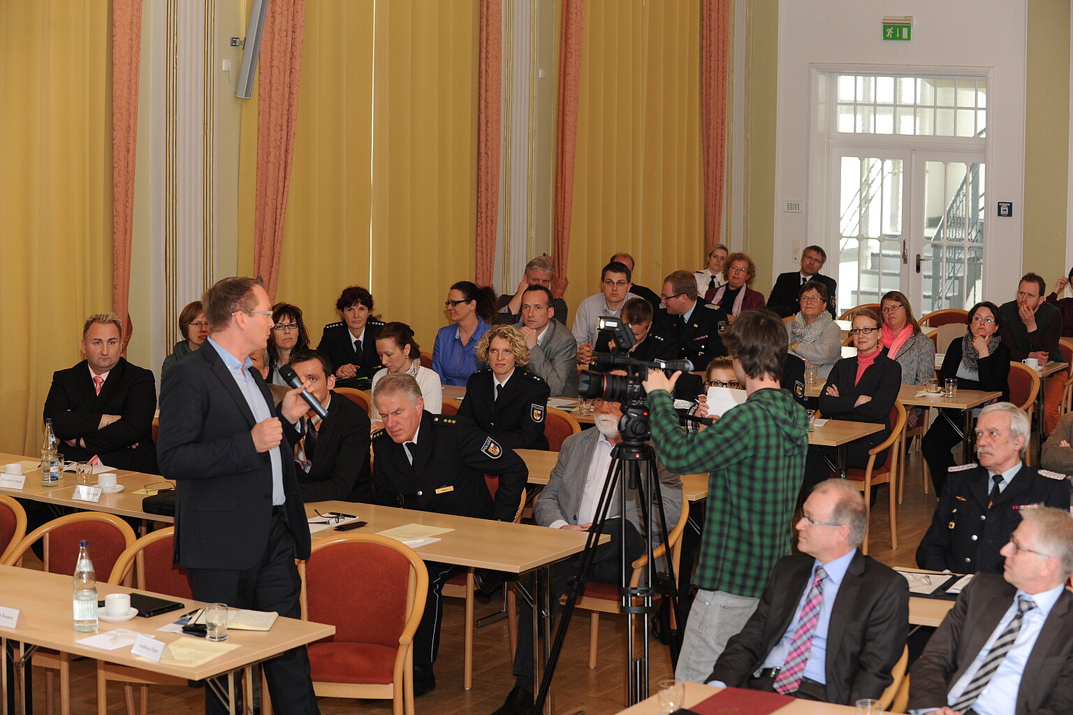 Landesmedientages in Schwerin Teilnehmer während des Landesmedientages in Schwerin – Foto: Rainer Cordes